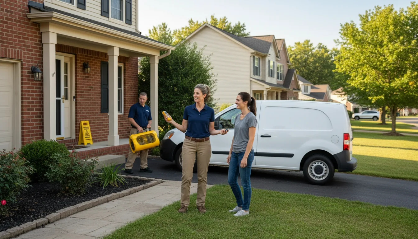 Water restoration image for Dehumidification And Cleanup Services in Dallas, OR